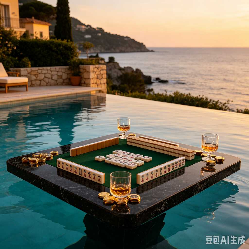 simulated ivory mahjong set