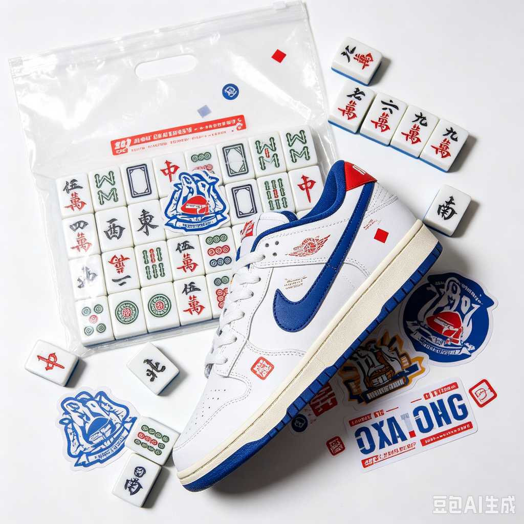 trendy color mahjong set