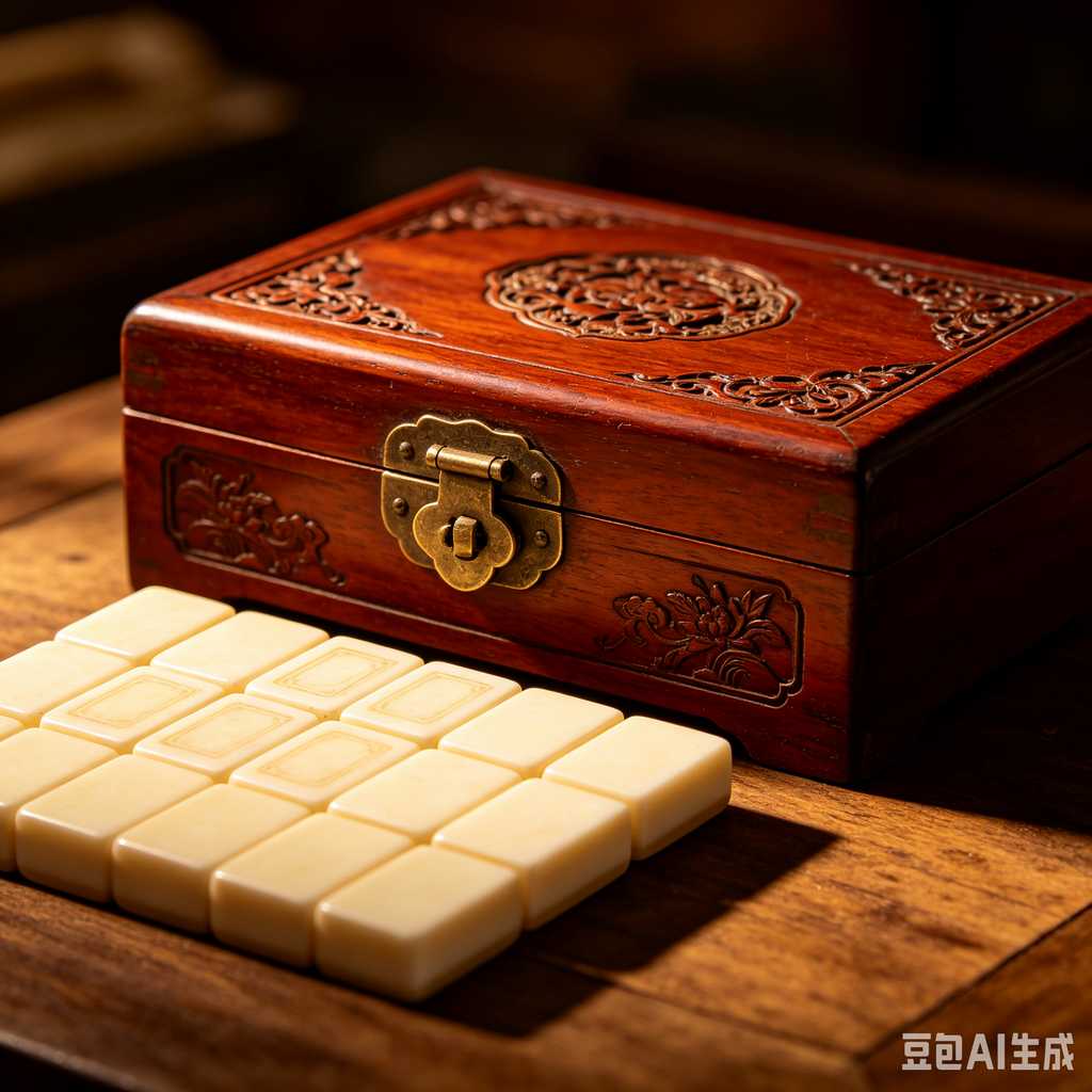 mah jongg set with carrying case