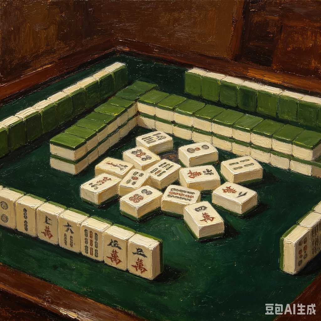 permanent print mahjong set